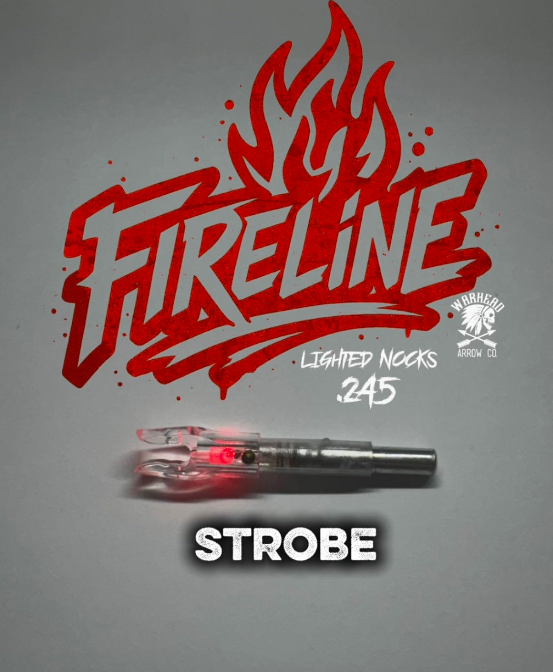 Warhead Fireline strobe lighted nock. .245 3pk S nock
