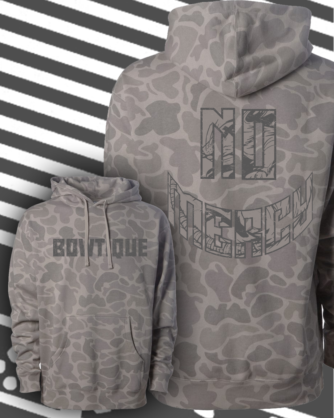NO MERCY SAND DUCK HOODIE